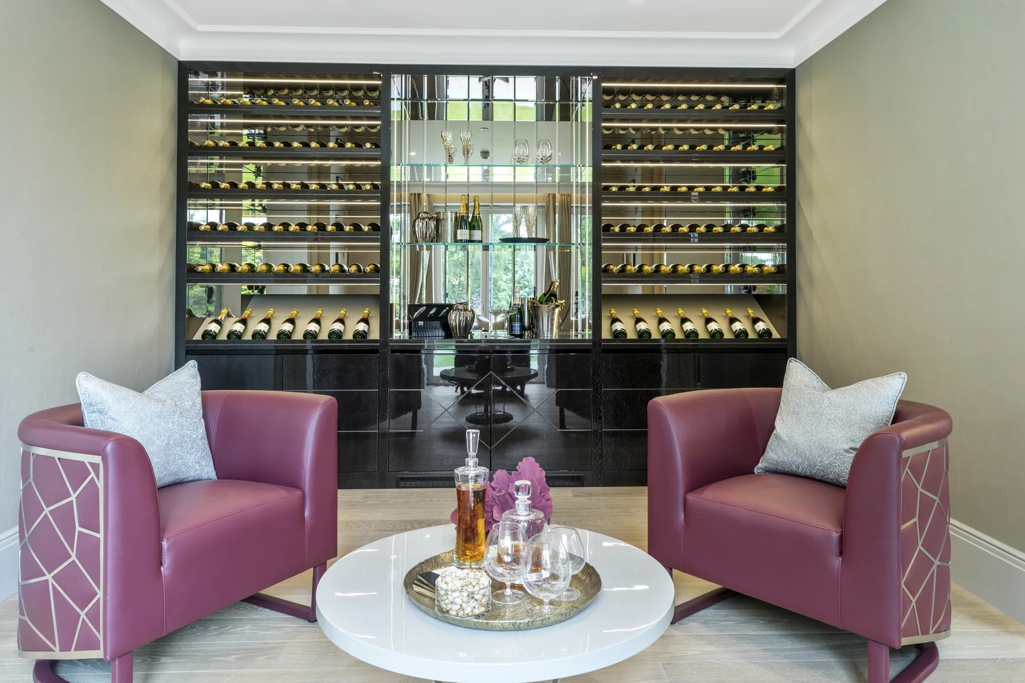 Overall view of Virginia Water wine room